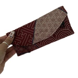 Handmade Handcraft By Mitzie Asian Inspired Hook Loop Rectangle Wallet